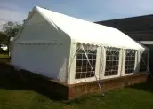 Marquee on Raised Platform
